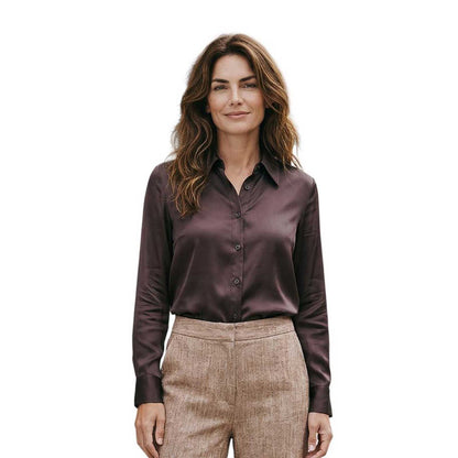 Collar Shirt Latia Matt Brown Sans sold at Aqualta 2