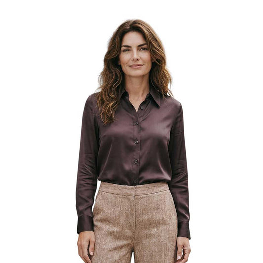 Collar Shirt Latia Matt Brown Sans sold at Aqualta 2
