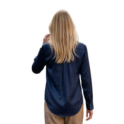 Collar Shirt Latia Navy Sans Sold at Aqualta  2