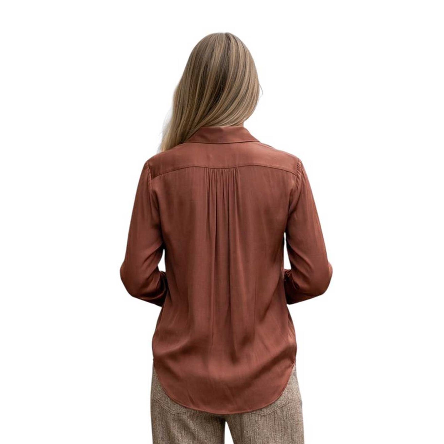 Collar Shirt Latia Bronze Sand For Women sold At Aqualta 2