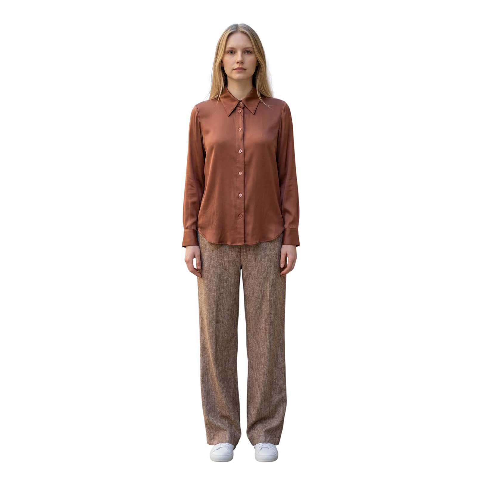 Collar Shirt Latia Bronze Sand For Women sold At Aqualta 3