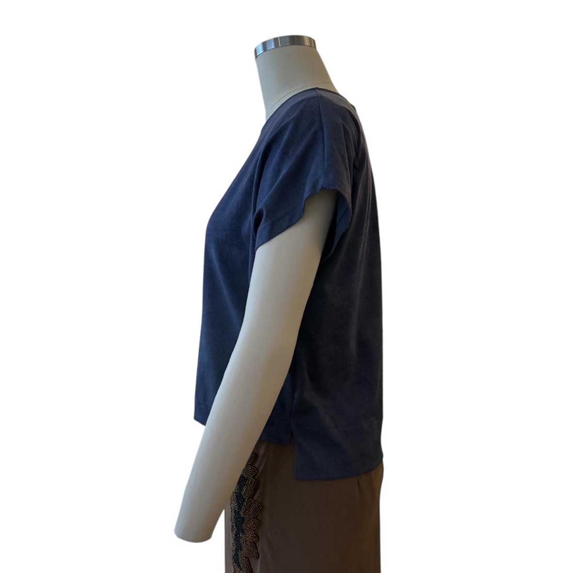 Cotton Tee boxy cut Blue Goodmatch sold at Aqualta 3