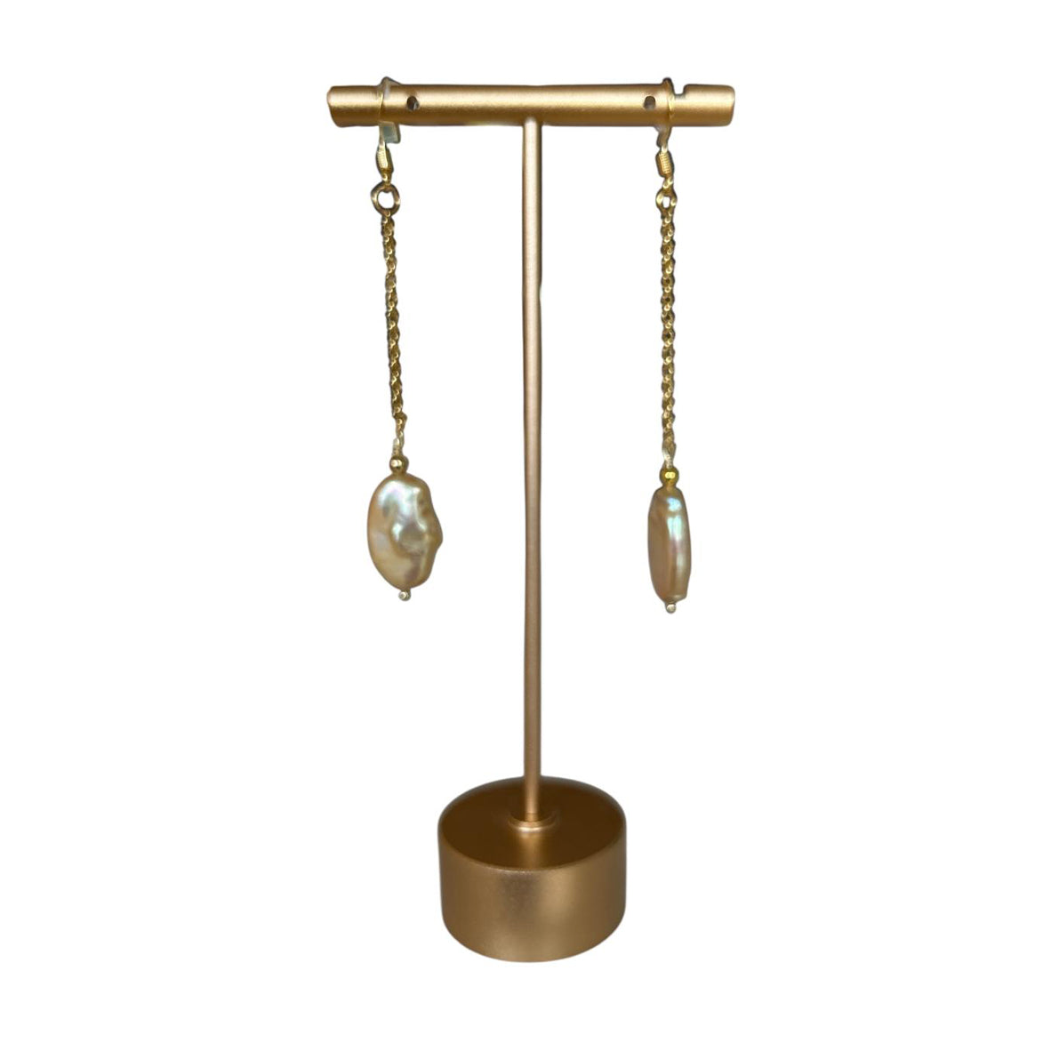 Dangling Pearl Earrings made exclusively for Aqualta by Peggy Goodman