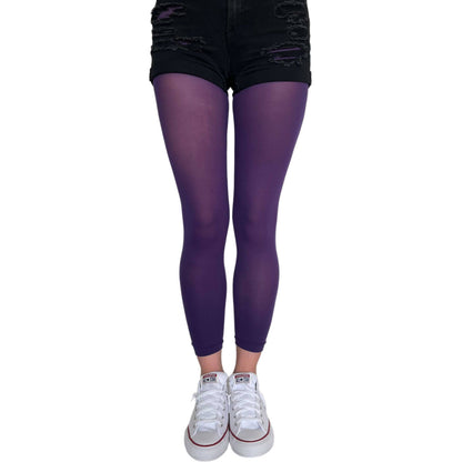 Purple Footless Tights For Women Malka Chic sold at Aqualta 2