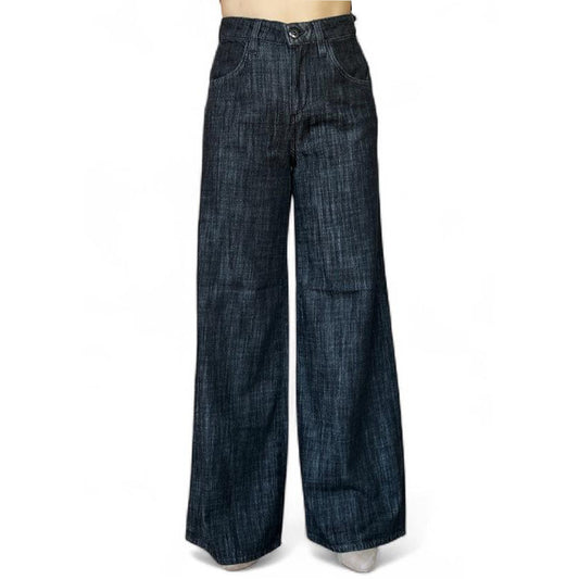 Front Picture of our Denim Classic Mid waist faded Black Japan Shat Sold at Aqualta