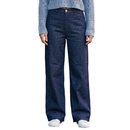 Denim Flannel Navy Shaft Jean old at Aqualta