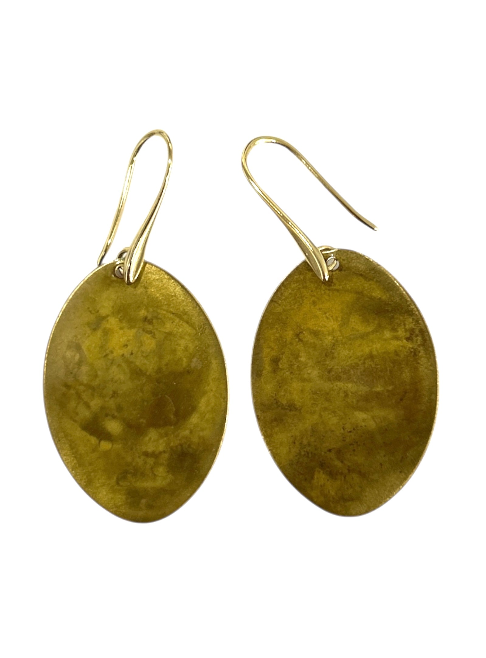 Earrings Geometric Brass & Copper Puglia Hoiko sold at Aqualta