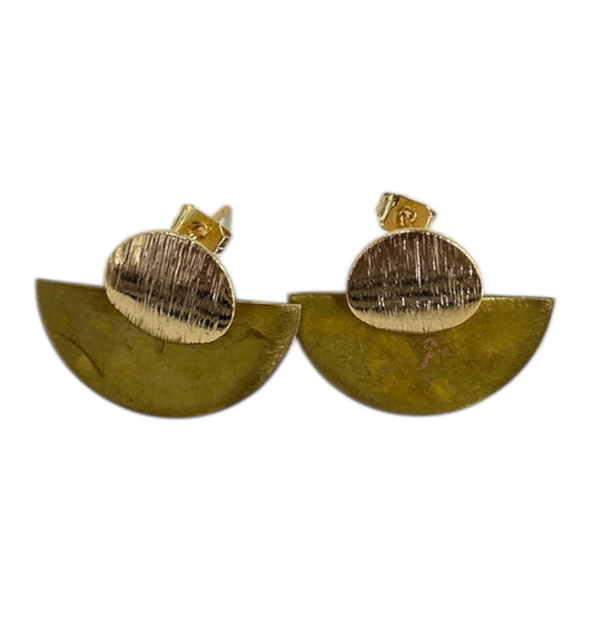 Earrings Geometric Brass & Copper Divina Hoiko sold at Aqualta