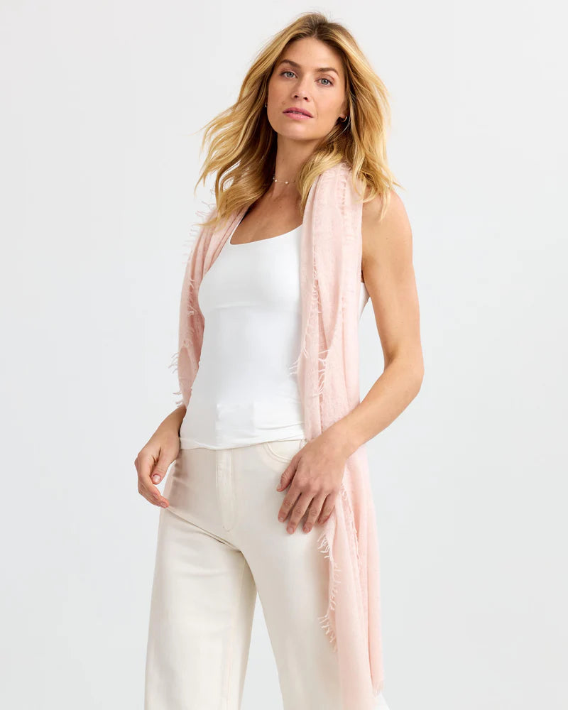 Felted Cashmere Scarf Rose