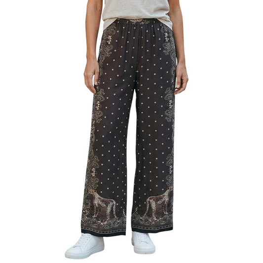 Women Flowy African Print wide leg pants Caliban Sold at Aqualta