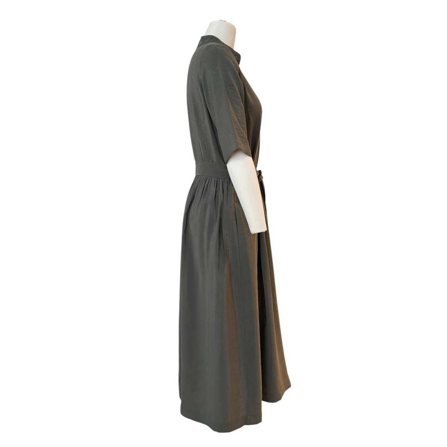 Green Dress Mandarin Collar Caliban sold at Aqualta 2