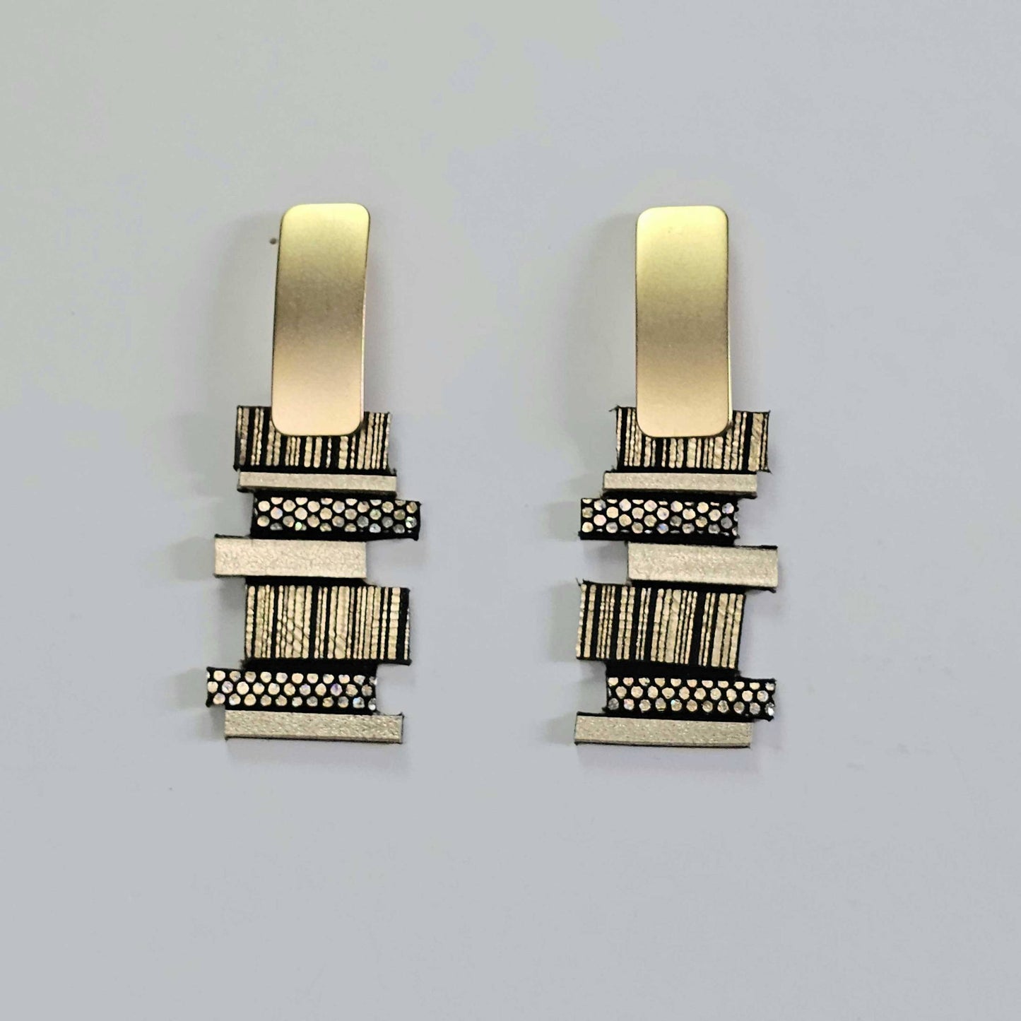 Helena Gold Earrings Shullidesign sold at Aqualta 2