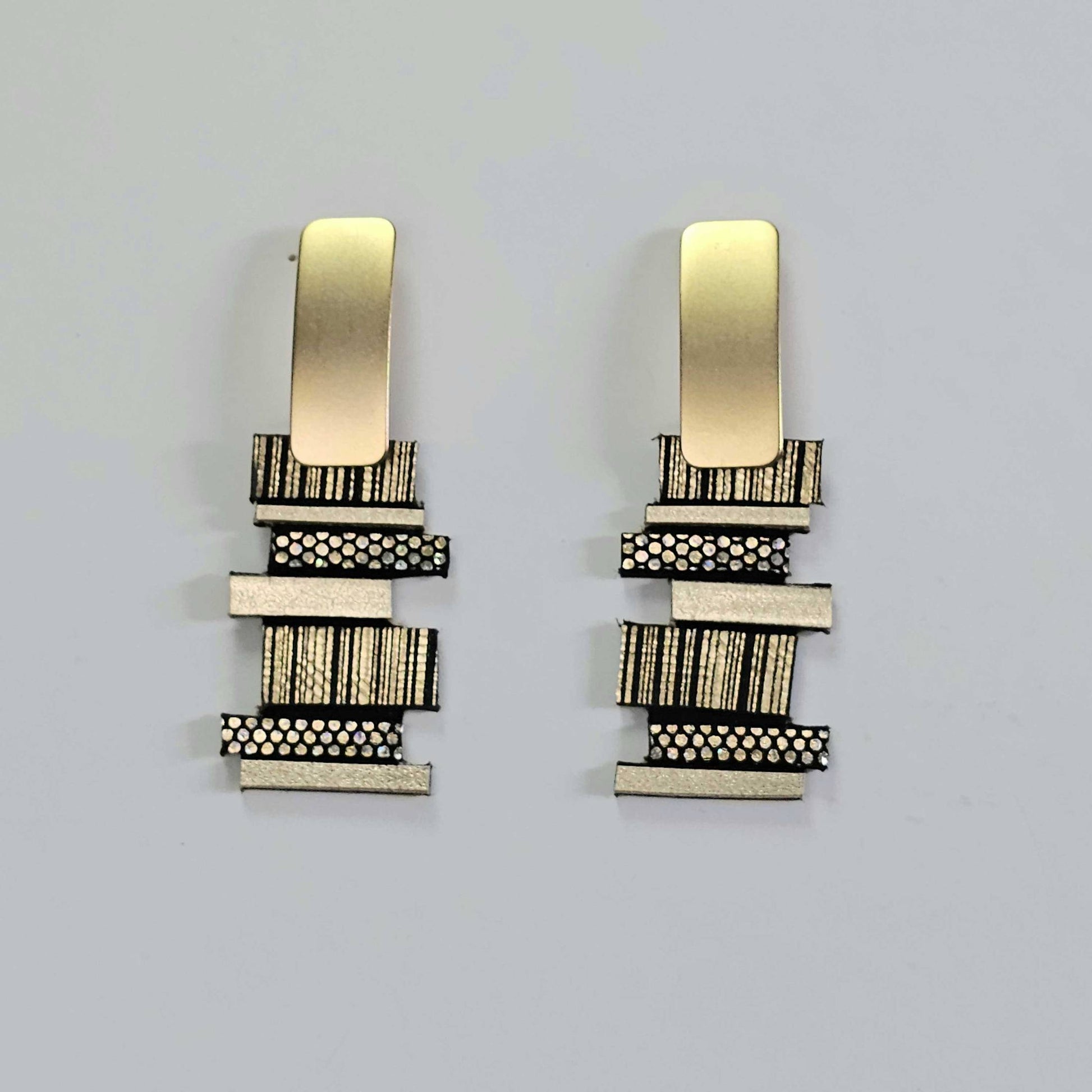 Helena Gold Earrings Shullidesign sold at Aqualta 2