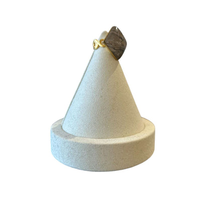 Labradorite square cut Cabochon & Vermeil Ring Paggy Goodman Sold at Aqualta