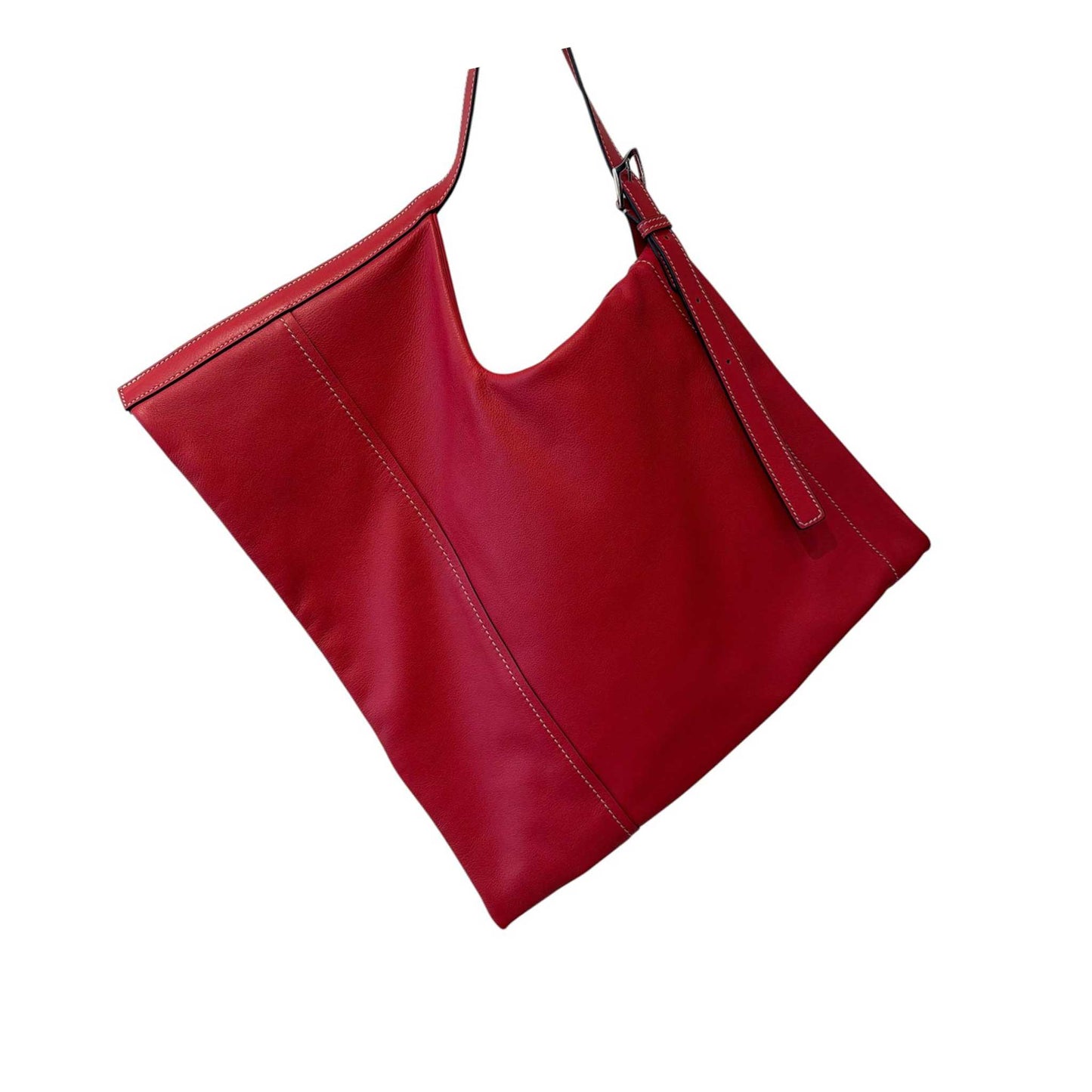 Large Aria Bag leather Red Biagini sold at Aqualta 3