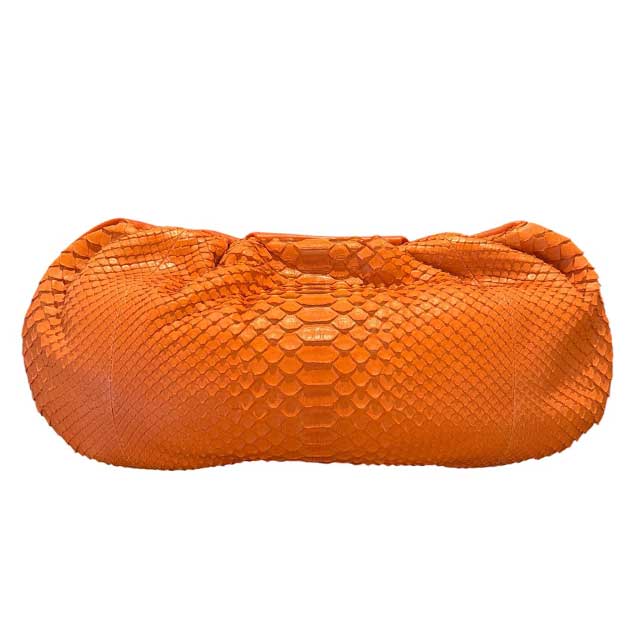 Large Clutch Python orange Biagini sold at Aqualta