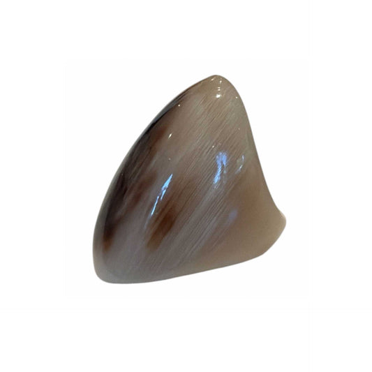 Large Cream Horn Ring Peggy Goodman sold at Aqualta 3