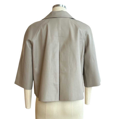 Leather Crop Jacket Natural Suprema sold at Aqualta 3