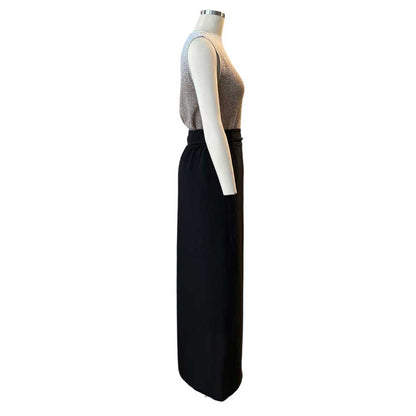 Long Wrap Skirt Black Caliban sold at Aqualta 2