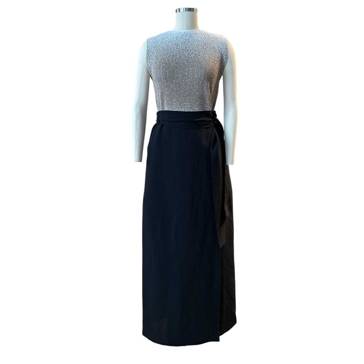 Long Wrap Skirt Black Caliban sold at Aqualta 3