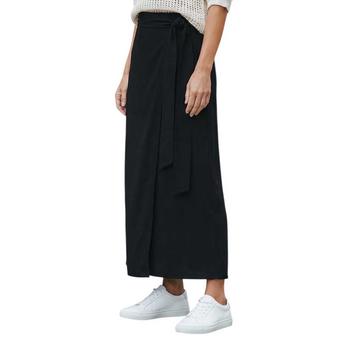 Long Wrap Skirt Black Caliban sold at Aqualta 5