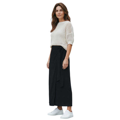 Long Wrap Skirt Black Caliban sold at Aqualta 4