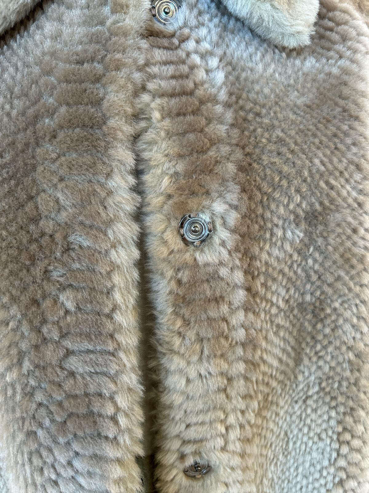 Zoom picture of our Merinos Jacket Laser Design Caramel Color Suprema sold at Aqualta