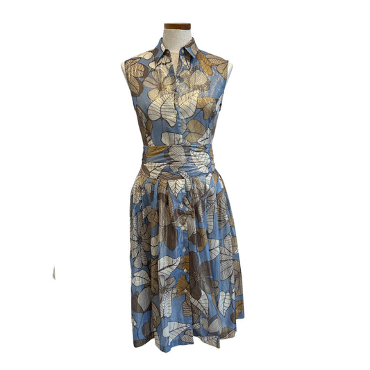 Midi length shirtdress Floral Print Caliban Sold at Aqualta