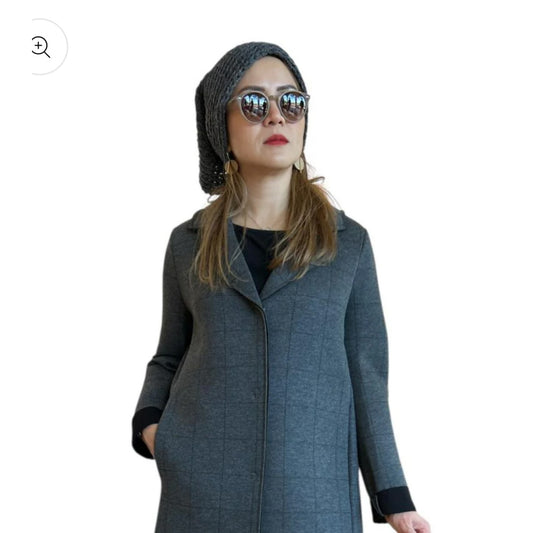 Neck warmer knit Tweed