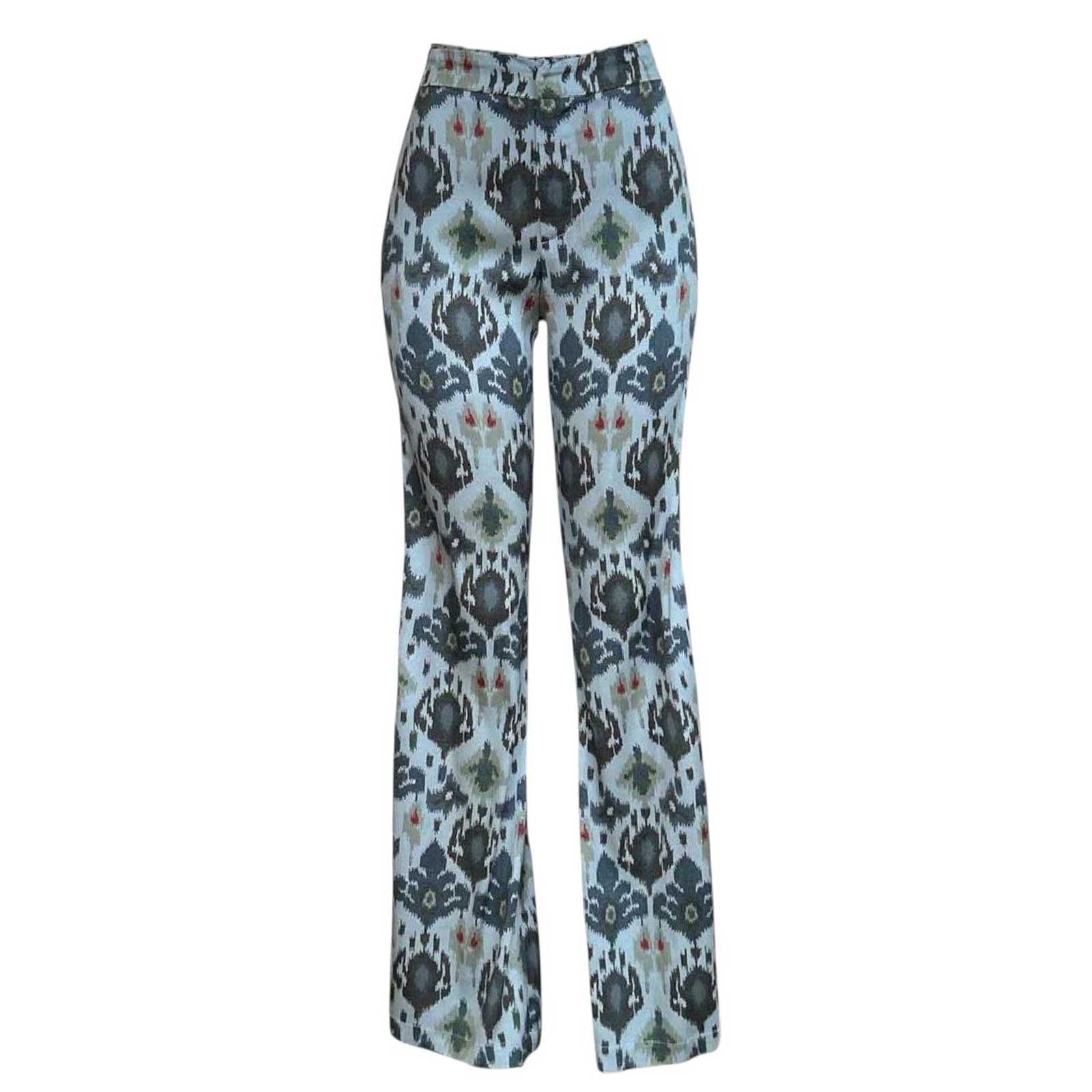 Back picture of our Palazzo Pants Rayon Floral Pattern Deluxe sold at Aqualta 2