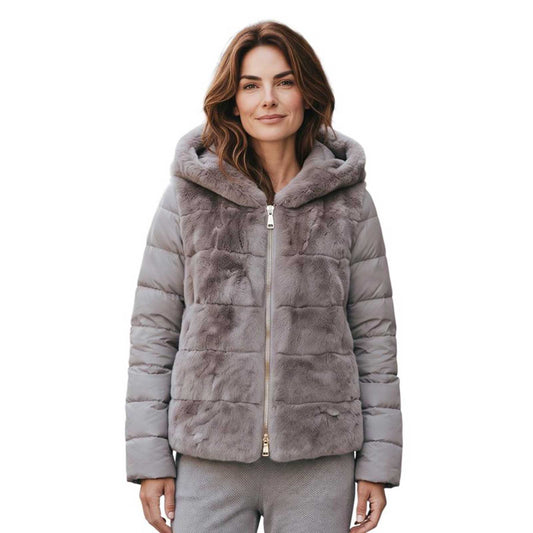 Rex & Nylon short Cream Jacket Suprema sold at Aqualta