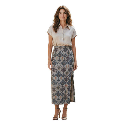 Sequin Floral motif Wrap Skirt Deluxe sold at Aqualta 6