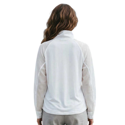 Sheer White Zipper Jacket Rocco Ragni sold at Aqualta 2