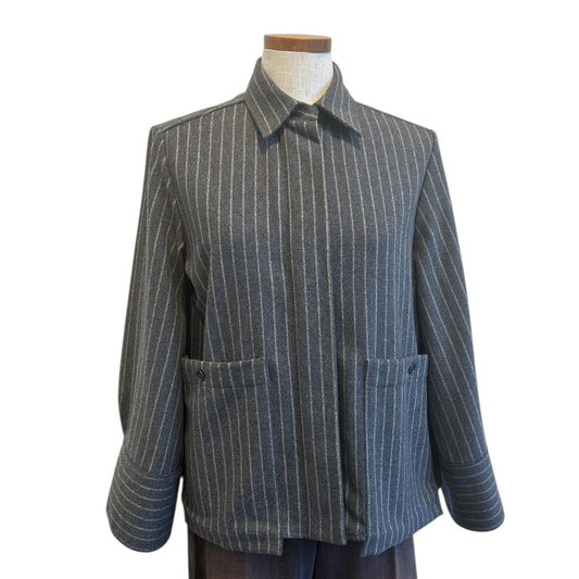 Shirt Jacket Grey stripes Academia Sold t Aqualtawear