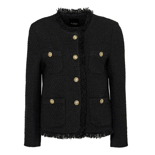 Short Jacket Florina Weave Tweed Black sold at Aqualta