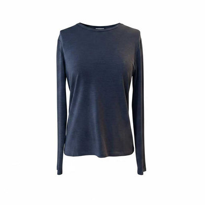 Goodmatch women’s essential long sleeve top in blue available at Aqualta
