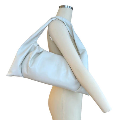 Soft White Midi Shoulder Bag Biagini sold at Aqualta 2