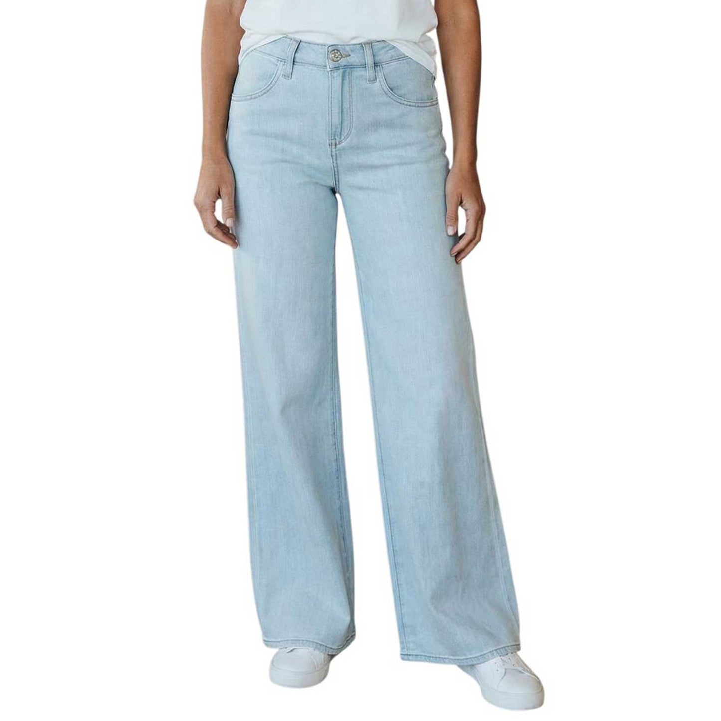 Stone Bleach Japan Denim Shaft Jean Sold at Aqualta