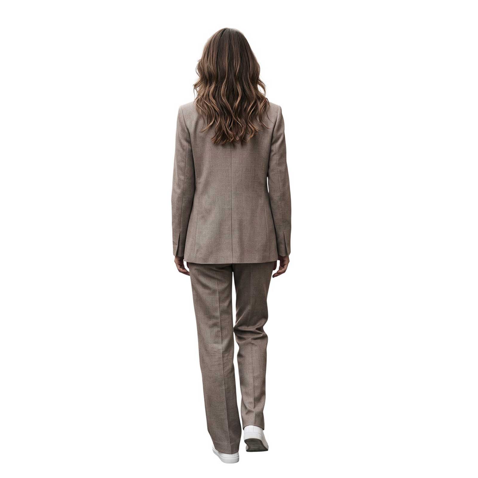 Elegant women’s structured blazer in taupe by Sand, sold at Aqualta, with a sleek cut and timeless design.