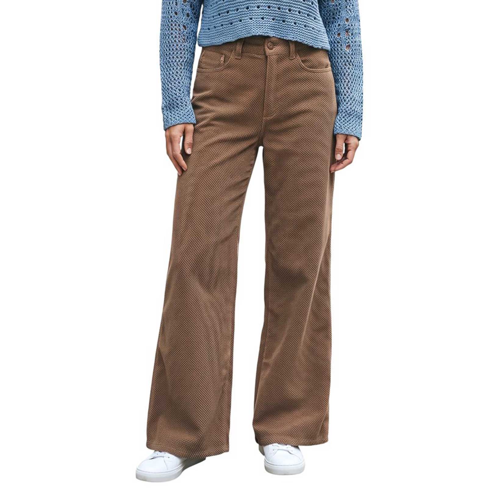 Velvet flare cut Pants Camel color Shaft Jean sold at Aqualta