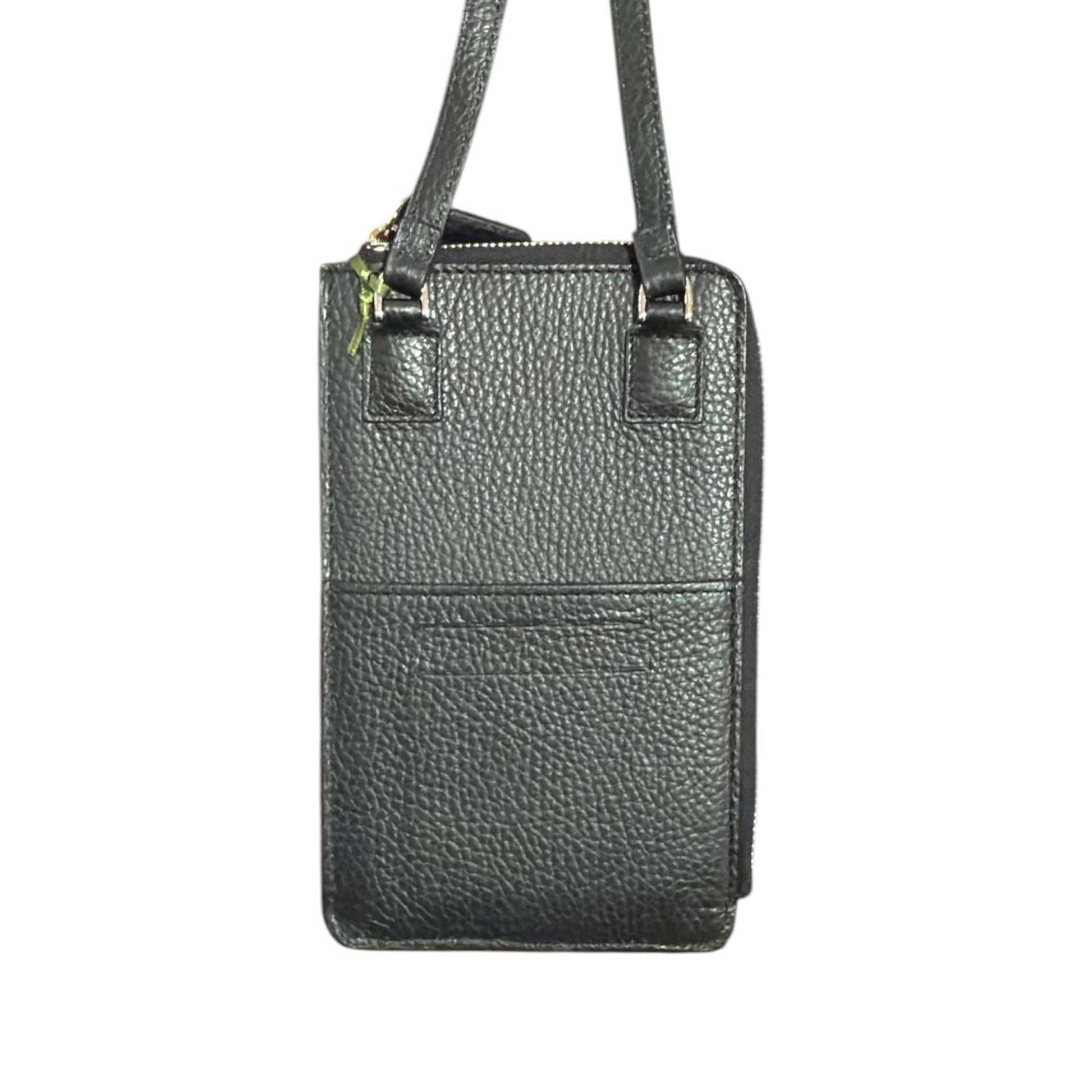 Wallet & Phone holder Crossbody black for women Biagini sold at Aqualta 3