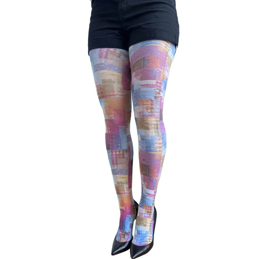 Abstract Patterned Tights - AQUALTA