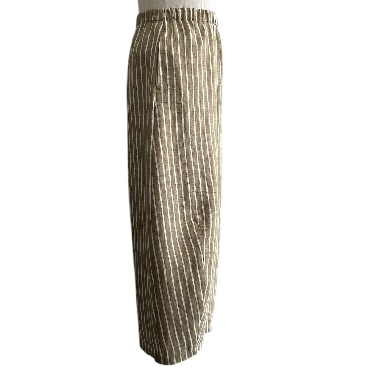 Barrel Cut Pants Stripes - AQUALTA