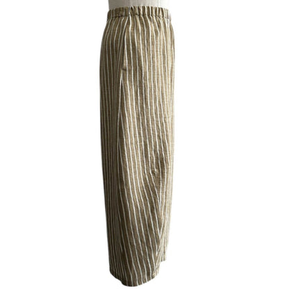 Barrel Cut Pants Stripes - AQUALTA