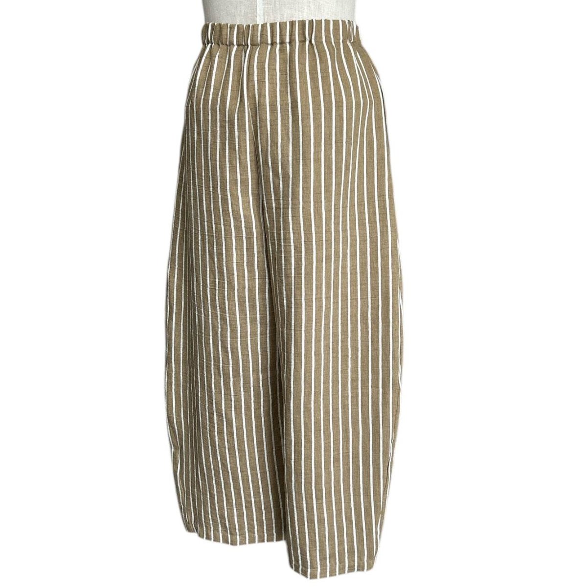 Barrel Cut Pants Stripes - AQUALTA