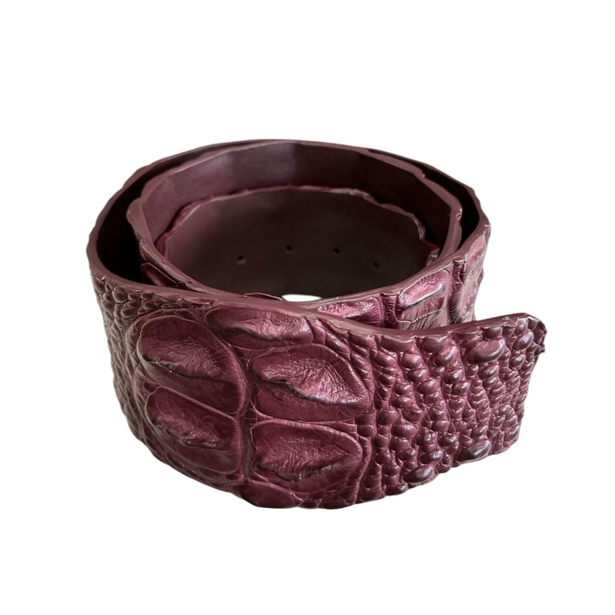 Belt Savana Crocodile Bordeaux - AQUALTA