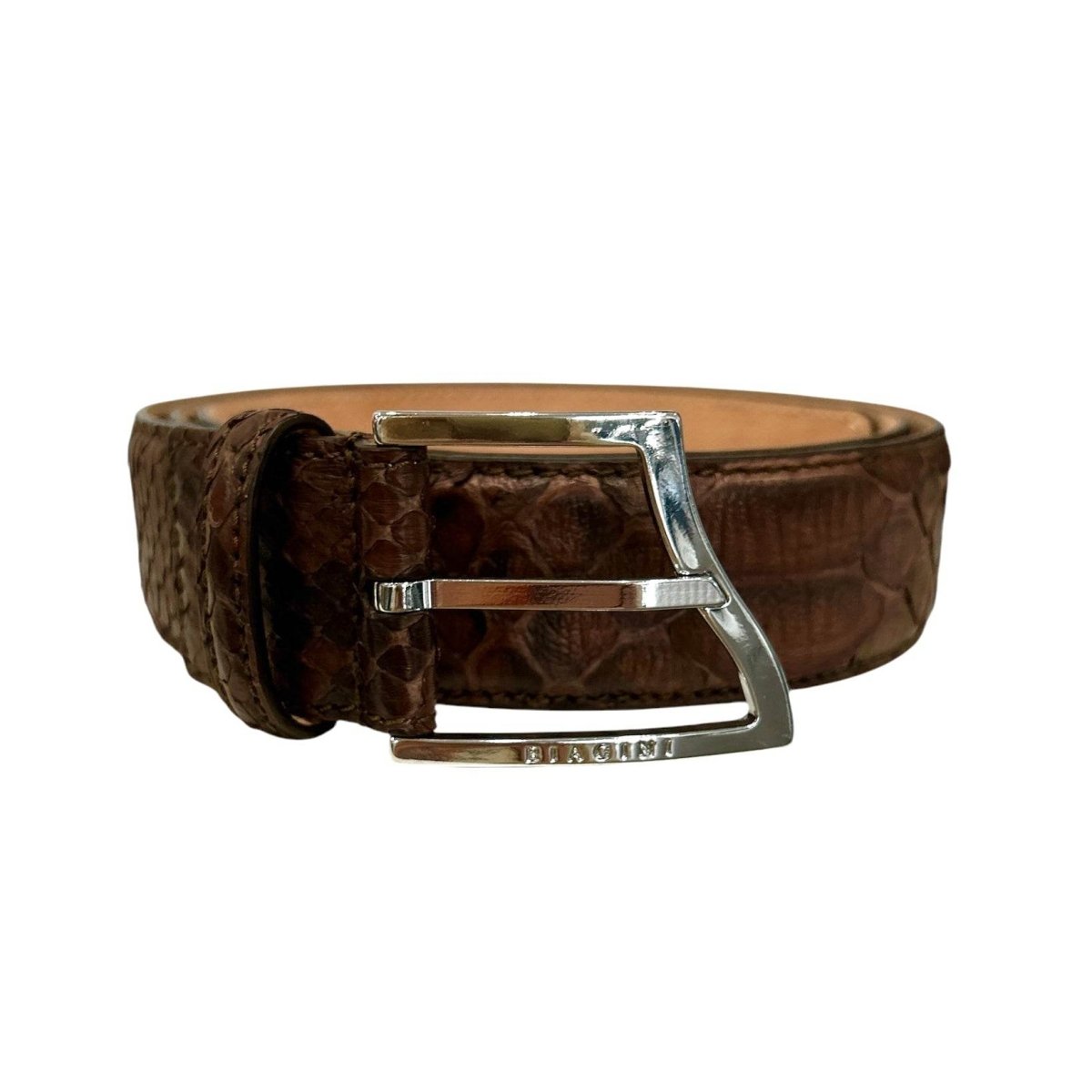 Belt Wave Python Dark Brown - AQUALTA