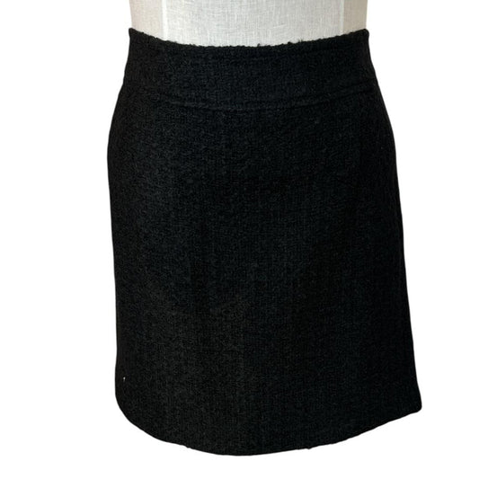 Black Tweed Short Skirt Sand sold at Aqualta