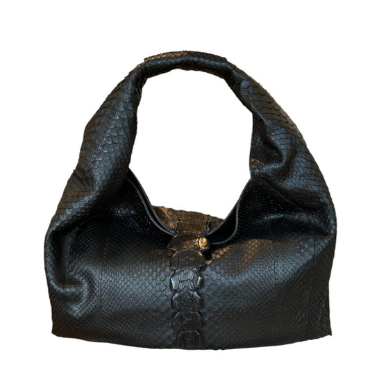 Black Shoulder Bag Legend Python - AQUALTA