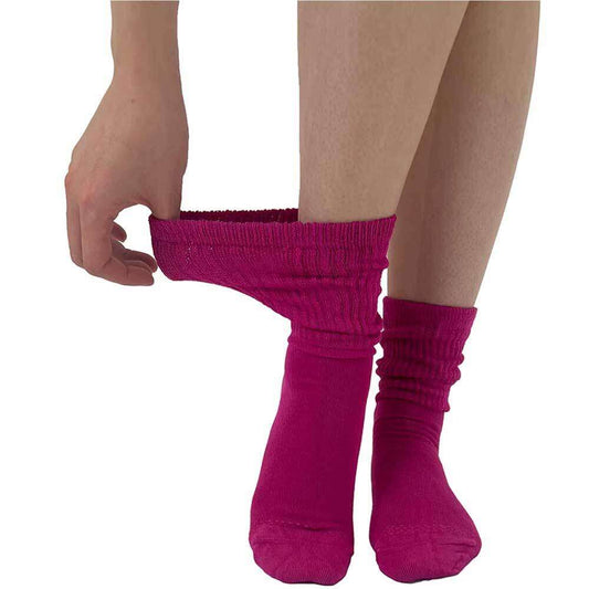 Bright Pink Bamboo Socks - AQUALTA